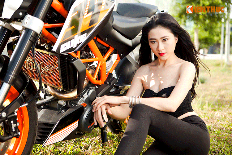 KTM Duke 390 lung linh cung mau Viet duoi nang Sai Gon-Hinh-5